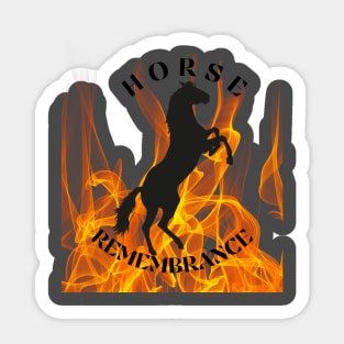 Horse Remembrance Sticker